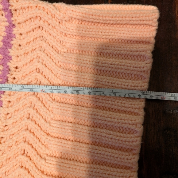 &merci Striped Knit Sleeveless Sweater L - Picture 10 of 14